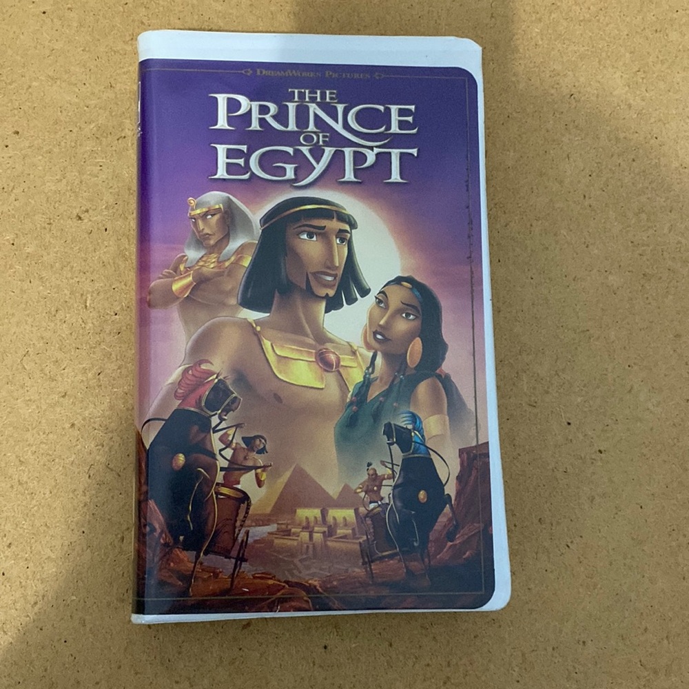 The Prince of Egypt VHS tape Dreamworks